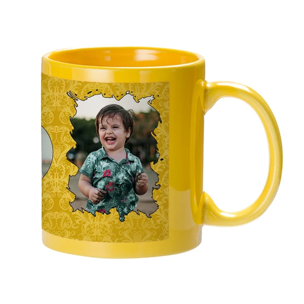 My Album Zone Full Yellow Patch Mug