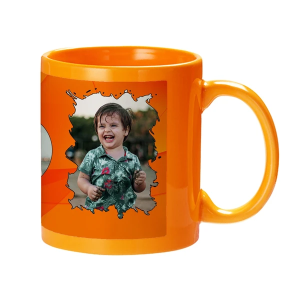 My Album Zone Full Orange Patch Mug