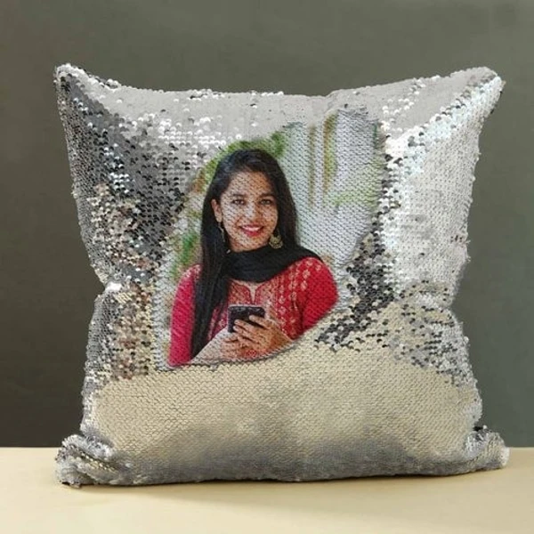 Sequin Magic Pillow - Square Shape - Regular Price