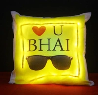 16x16" Inch LED White Satin Pillow - Regular Price