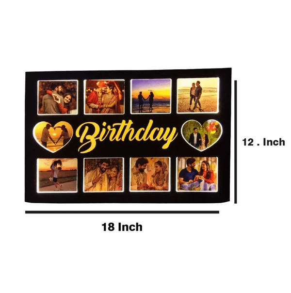 Birthday LED Collage Frame