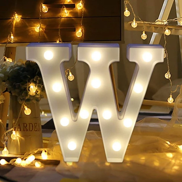LED Marquee Letter - W