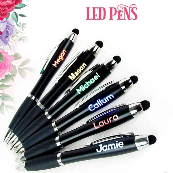 LED Polymer Pen & Keychain Combo