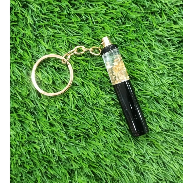 Golden Zari Pen & Keychain Combo