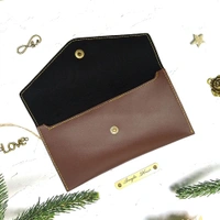 Ladies Minimal Wallet - Dark Brown