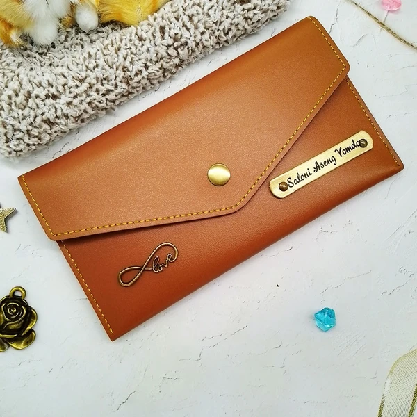 Ladies Minimal Wallet - Tan Brown