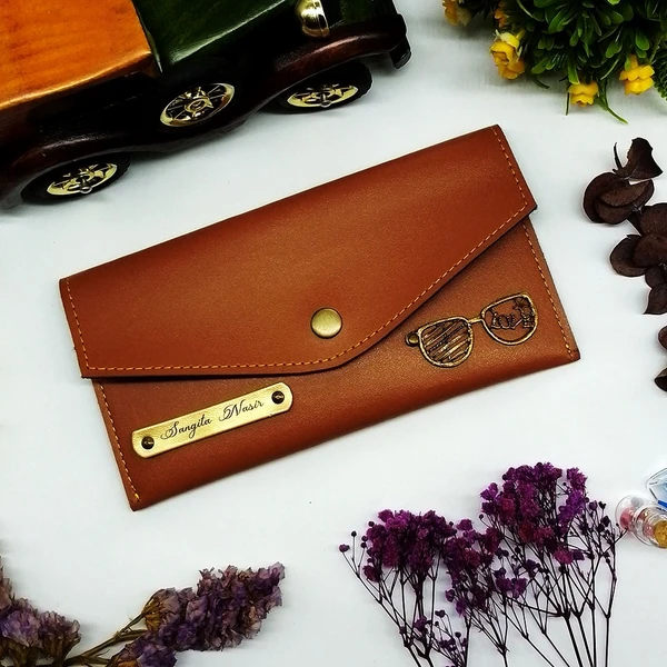 Ladies Minimal Wallet - Tan Brown