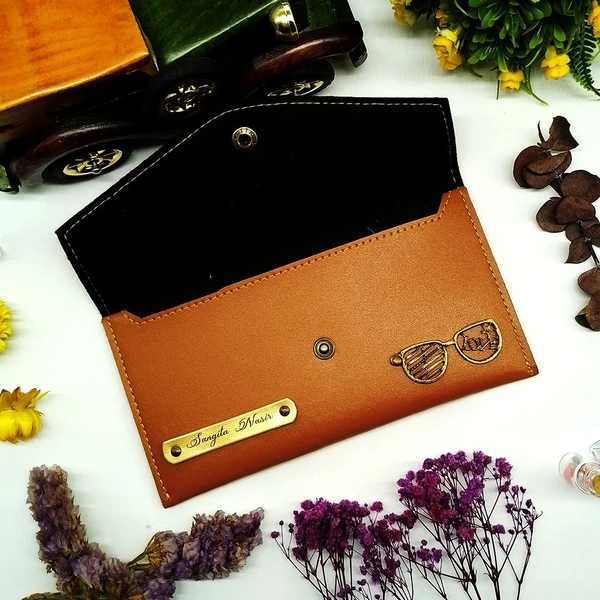 Ladies Minimal Wallet - Tan Brown