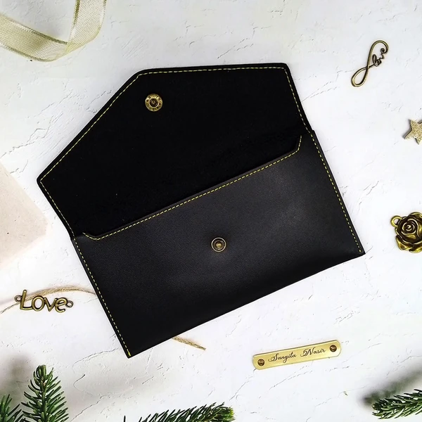 Ladies Minimal Wallet - Black