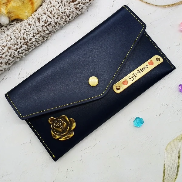 Ladies Minimal Wallet - Blue