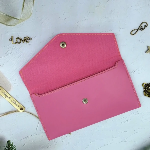 Ladies Minimal Wallet - Pink