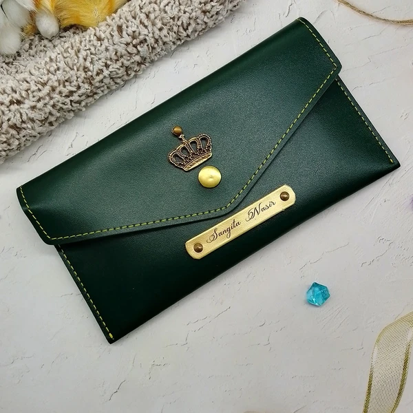 Ladies Minimal Wallet - Green