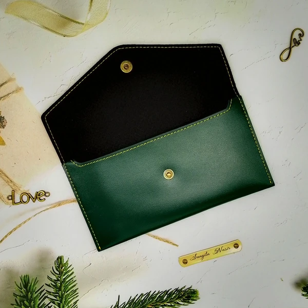 Ladies Minimal Wallet - Green