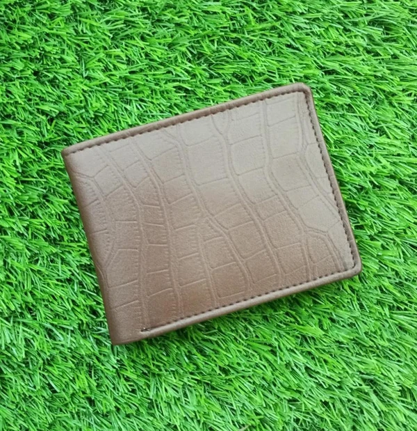 Croco Wallet - Dark Brown