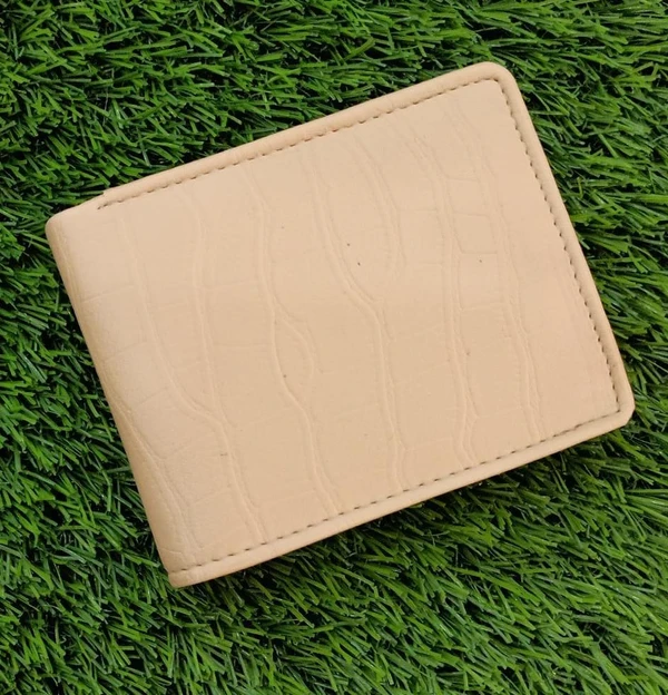 Croco Wallet - Beige