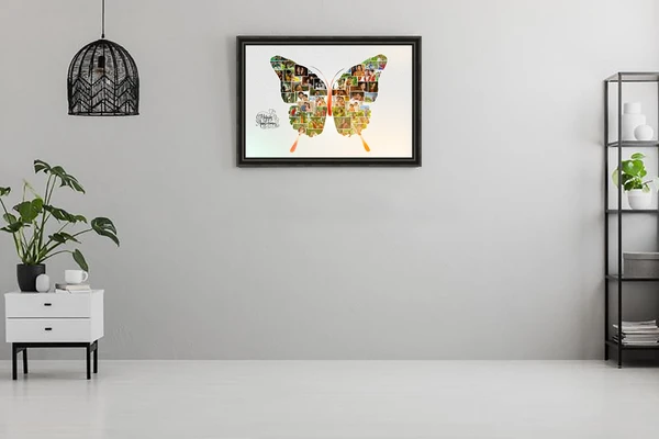 Butterfly Design Collage - MAZCOL003 - A3 Size