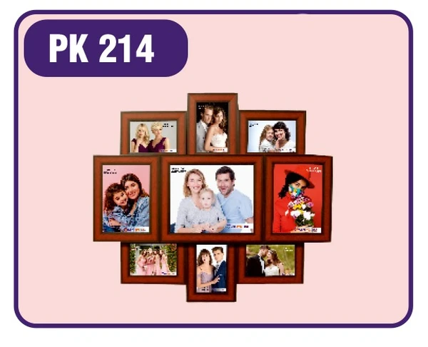 9 Pics Wall Collage Frame - MAZPK214