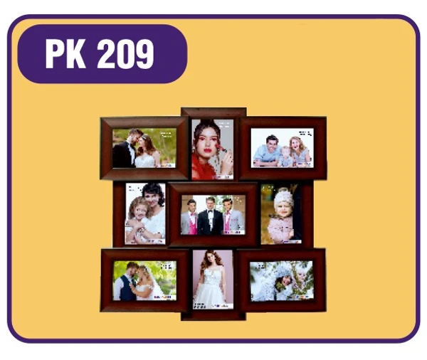 9 Pics Wall Collage Frame - MAZPK209