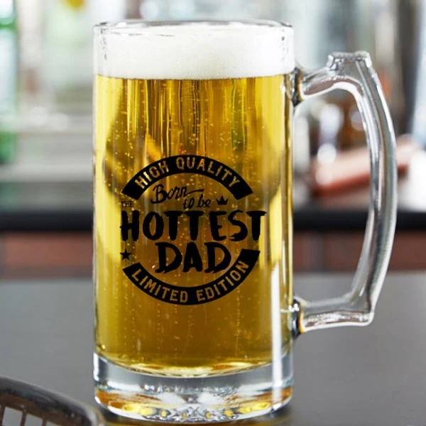 Beer Mug - Born to be Hottest Dad