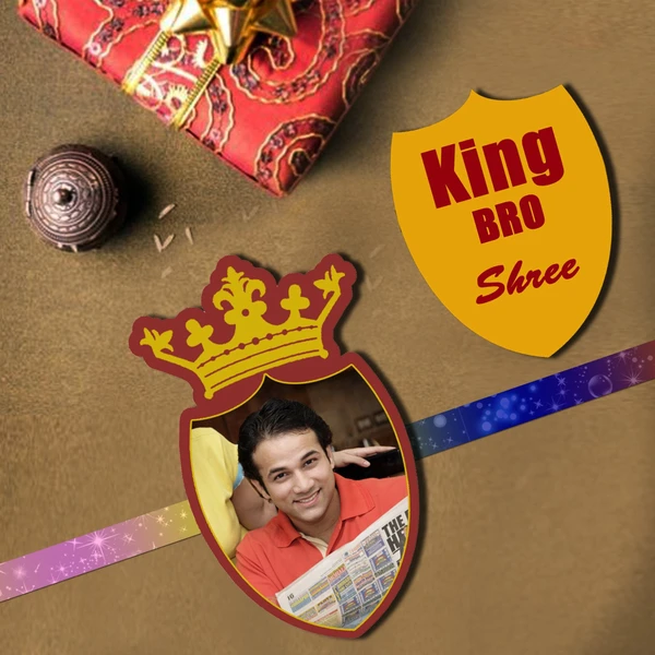 Rakhi & Fridge Magnet - King Bro