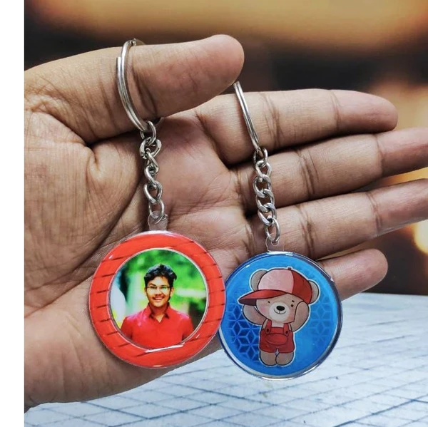 Resin Photo Printed Keychains