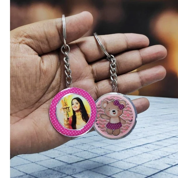 Resin Photo Printed Keychains
