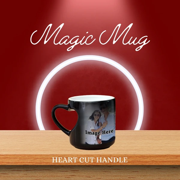 My Album Zone Magic Mug Heart Cut