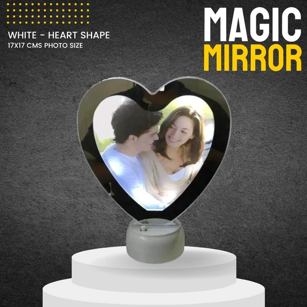 Magic Mirror - Heart White