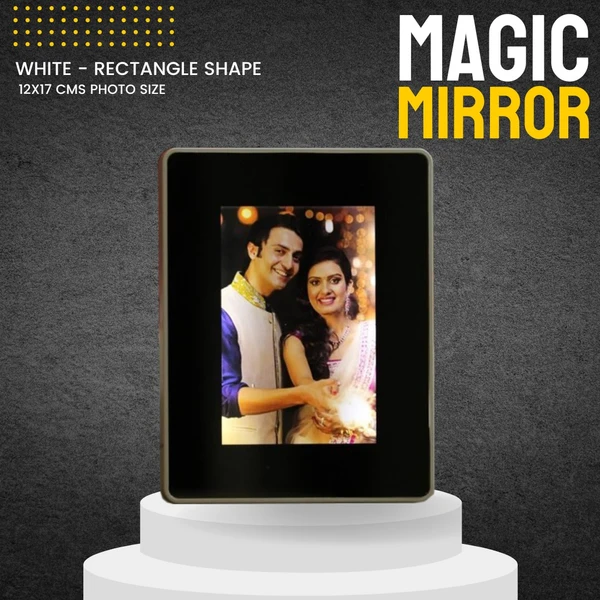 Rectangle White Magic Mirror