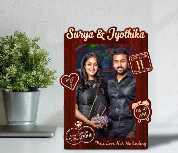 Couple Cutout Frame - A3