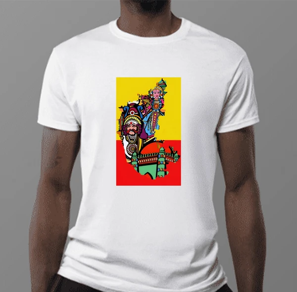 Kannada T-Shirts (KTS07) - 8X8 Inch