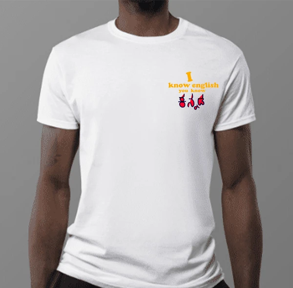 Kannada T-Shirts (KTS18) - 4x4 Inch