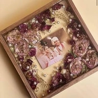 My Album Zone Resin Wooden Box Frame - 8x8" Inch