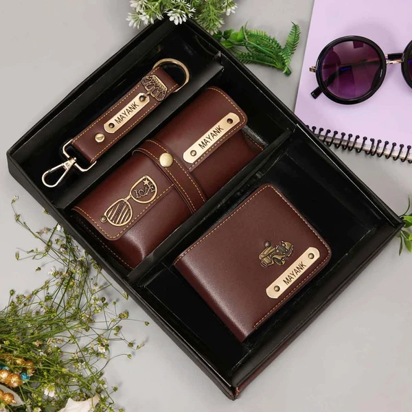 3-in-1 Gents Wallet Combo - Men's Day Gifts