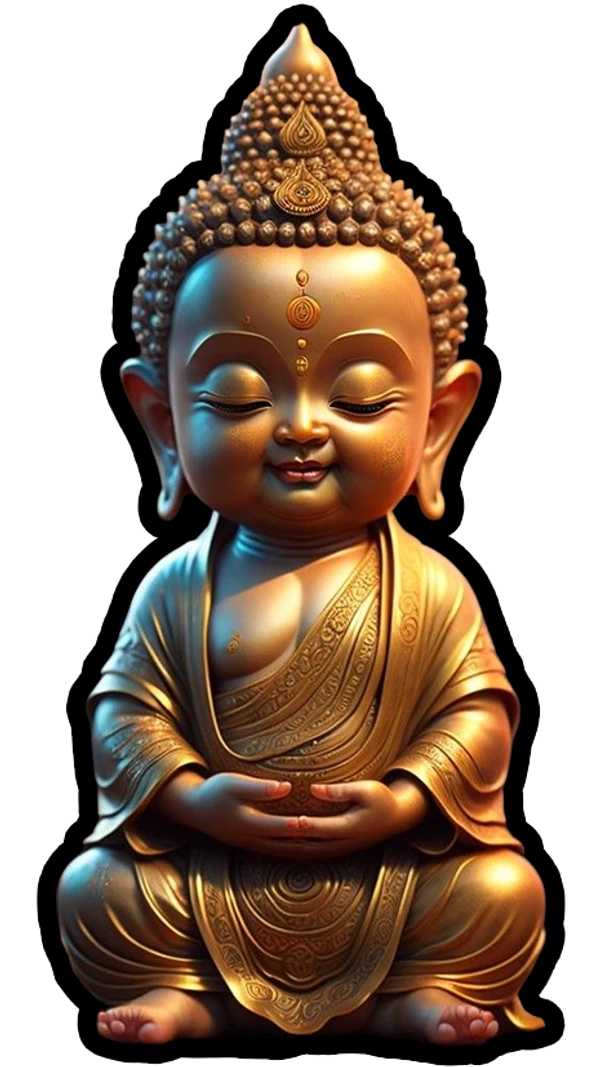 My Album Zone Buddha MiniME Fridge Magnet - MFM19