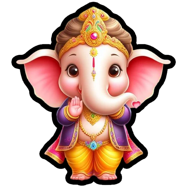 Lord Ganesha MiniME Fridge Magnet - MFM26