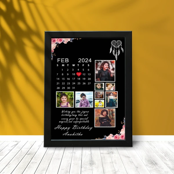 calendar-photo frame - A4 Size