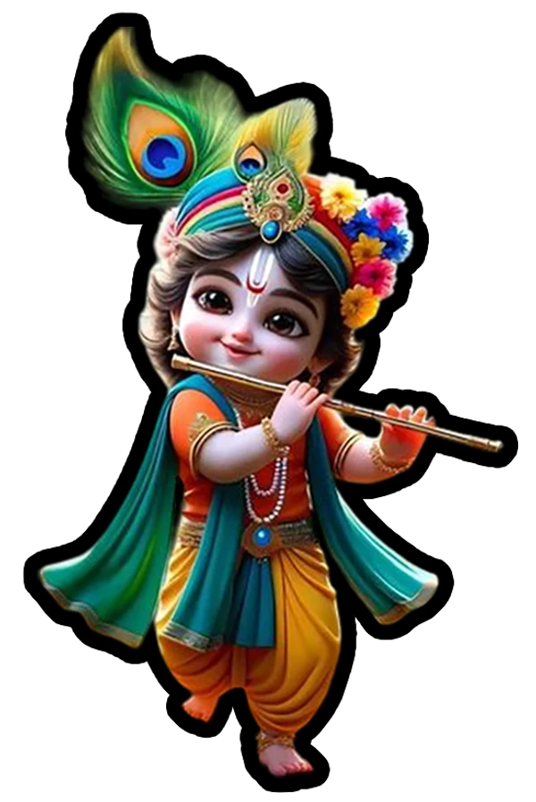 Lord Krishna MiniME Fridge Magnet - MFM27