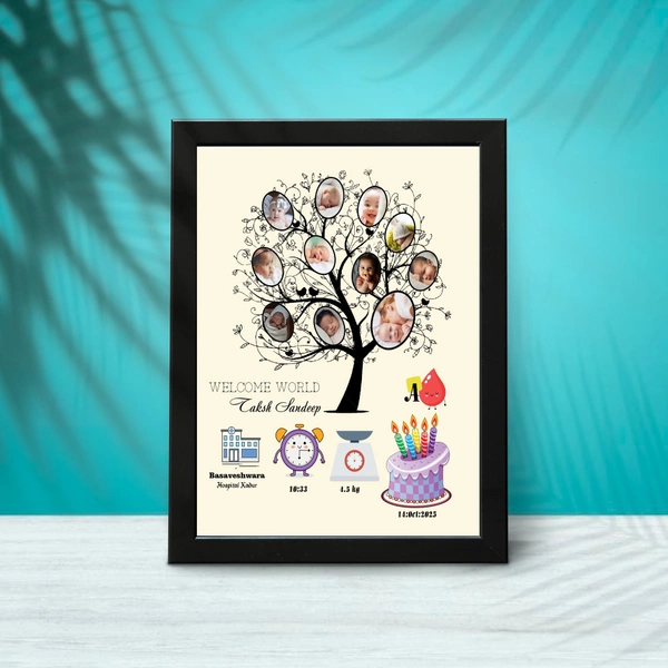 My Album Zone Baby Memory Photo Frame - BMF29 - A3 Size, A3 Size, A3 Size