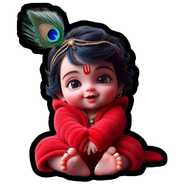 Lord Krishna MiniME Fridge Magnet - MFM31