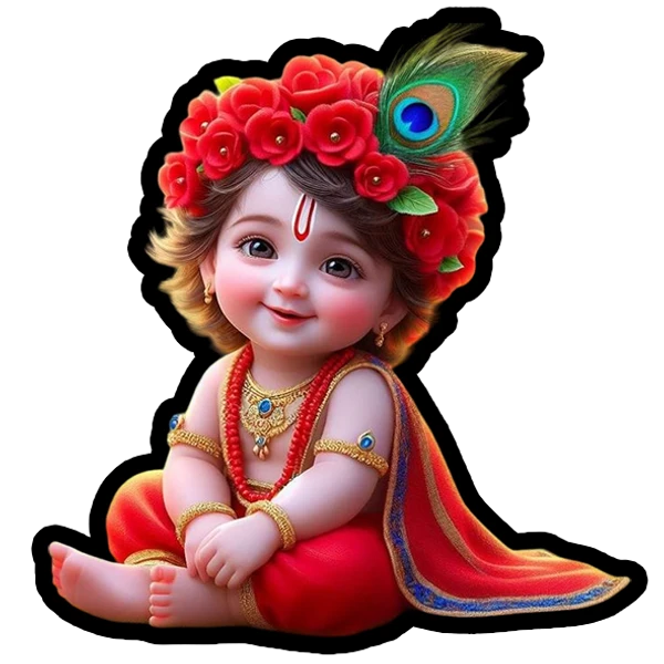 Lord Krishna MiniME Fridge Magnet - MFM32