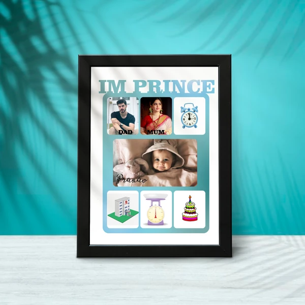 Baby Memory Photo Frame - BMF34 - A3 Size