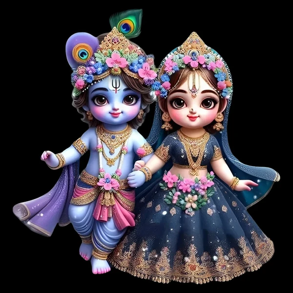 Radha Krishna MiniME Fridge Magnet - MFM36