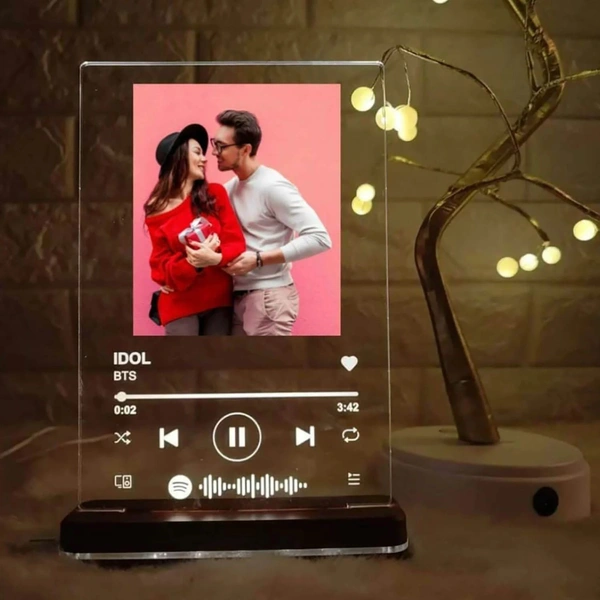 Spotify Code with Photo - Single LED - Member Price