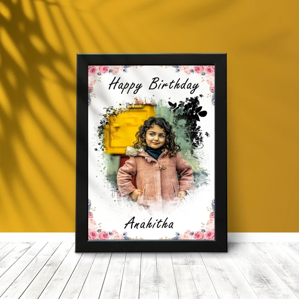 Birthday-03- Personalized Photo Frame - A4 Size