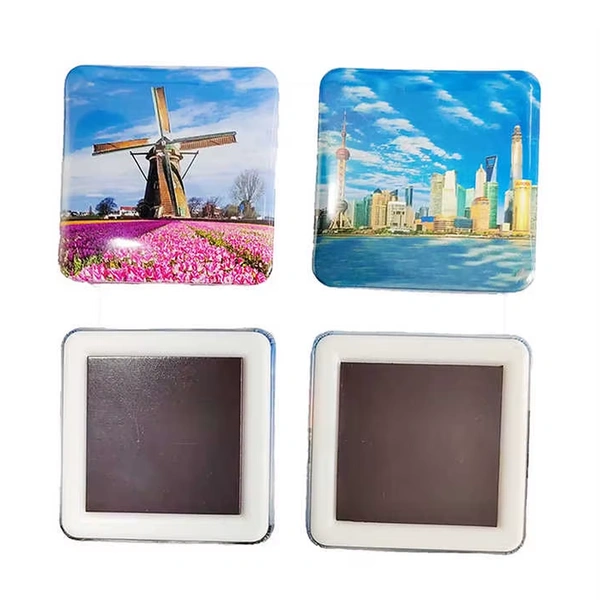 50mm 2x2 Inch Square Fridge Magnet - 50 Qty