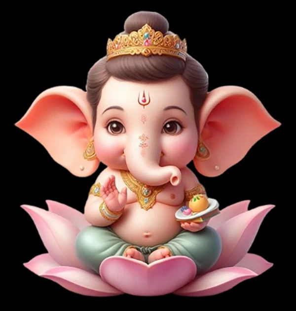 Lord Ganesha MiniME Fridge Magnet - MFM08