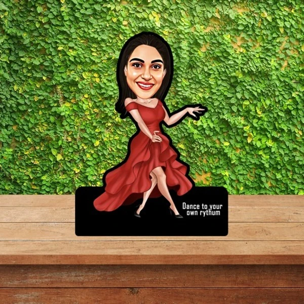 ACC24 - Dancing Women - Caricature Cartoon Cutout Frame