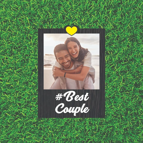 My Album Zone MDF Fridge Magnet - Best Couple