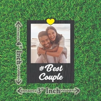 My Album Zone MDF Fridge Magnet - Best Couple